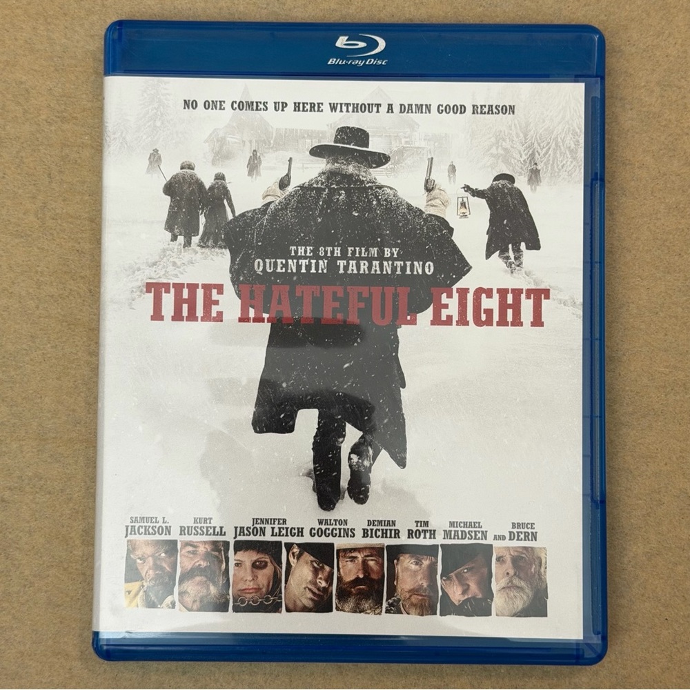 The‎ Hateful Eight Quentin Tarantino Blue-ray DVD Movie Disc Adventure Drama